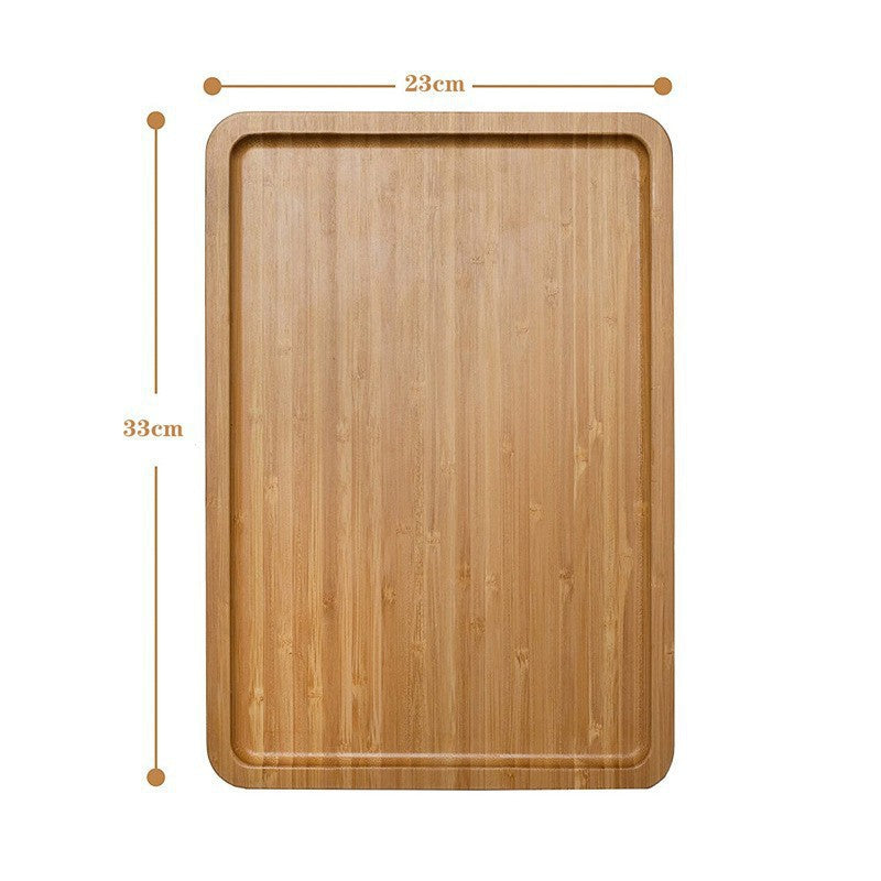 Foldable Bamboo Sofa Tray Square Serving Plate
