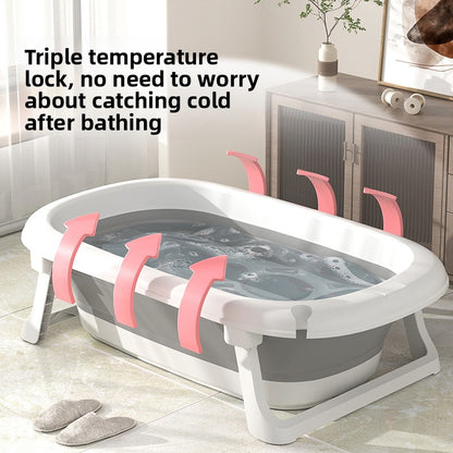 Foldable bathtub