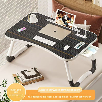 Foldable Bed Desk with Multi-Functional Design