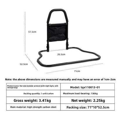 Foldable Bedside Handrail