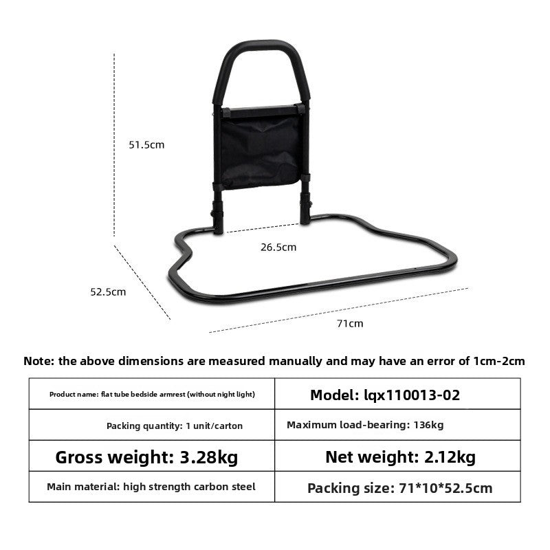 Foldable Bedside Handrail