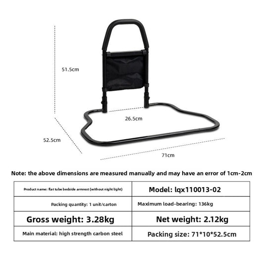 Foldable Bedside Handrail