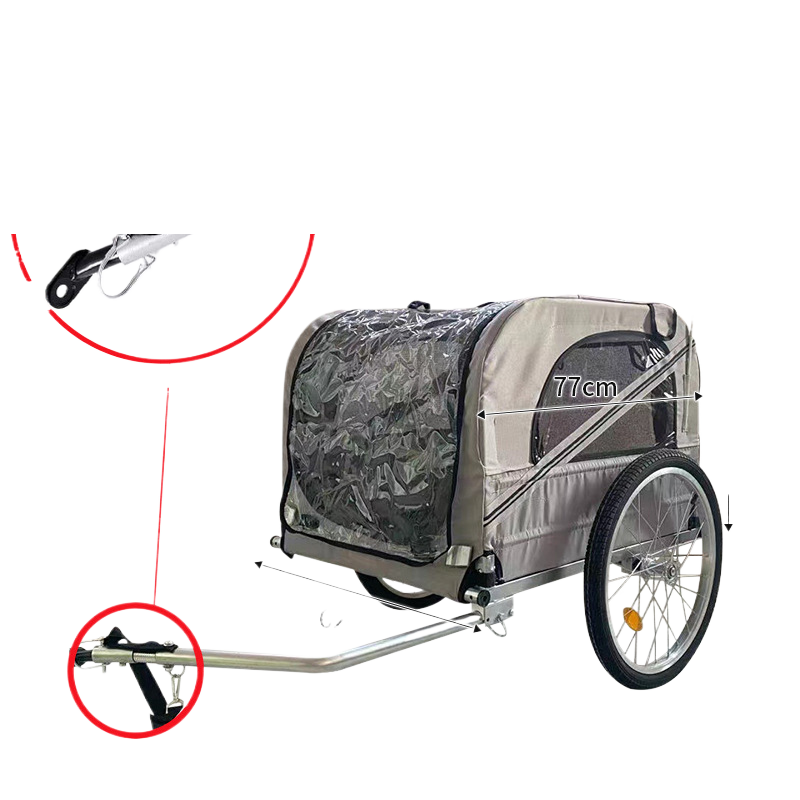 Foldable Bicycle Pet Trailer for Outdoor Travel