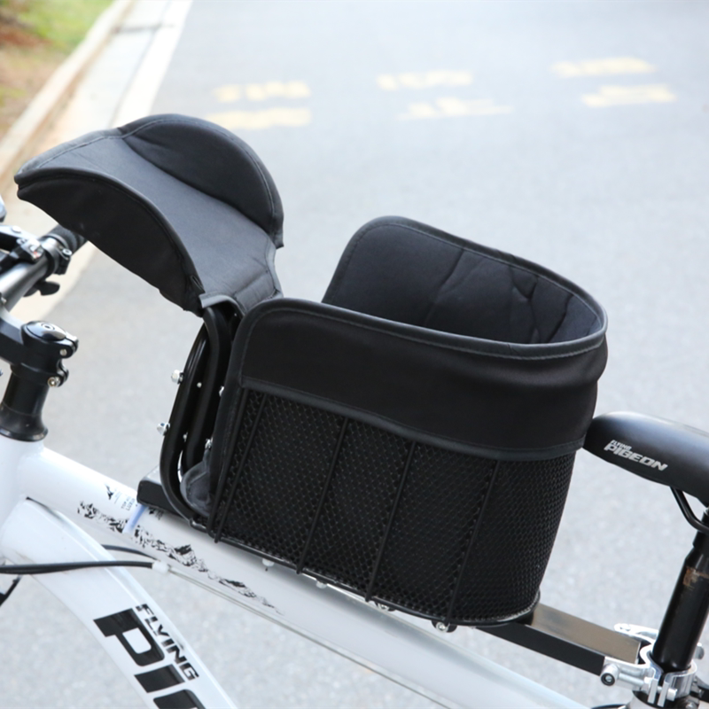 Foldable Bike Mounted Pet Basket Carrier