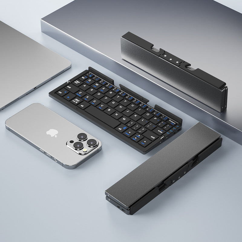 Foldable Bluetooth Keyboard for Mobile Phone and Computer