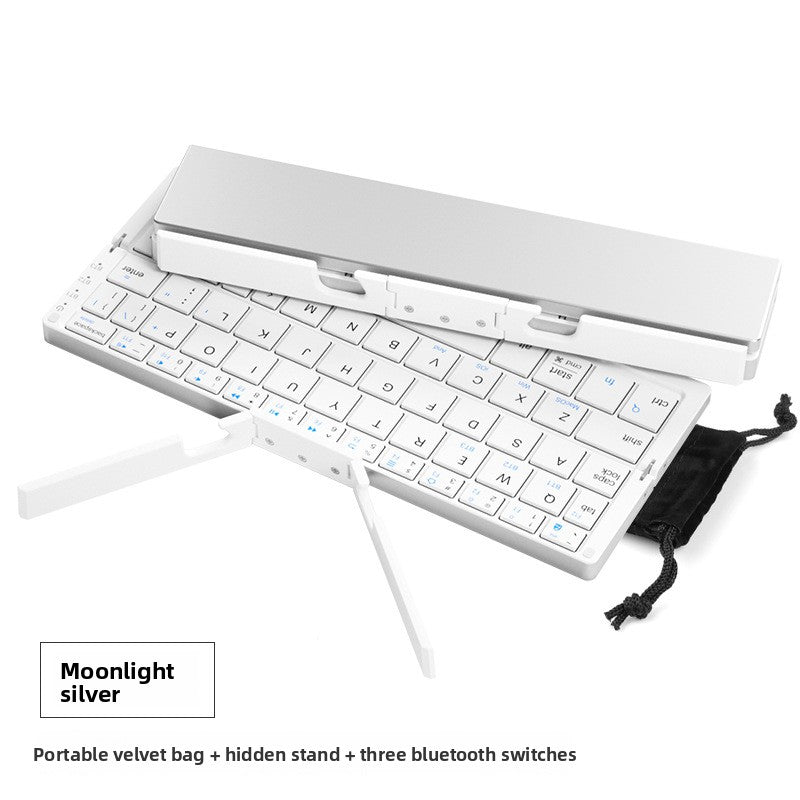 Foldable Bluetooth Keyboard for Mobile Phone and Computer