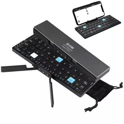 Foldable Bluetooth Keyboard Portable Rechargeable