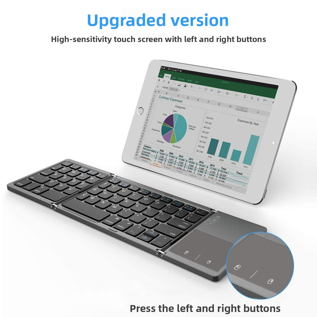 Foldable Bluetooth Keyboard