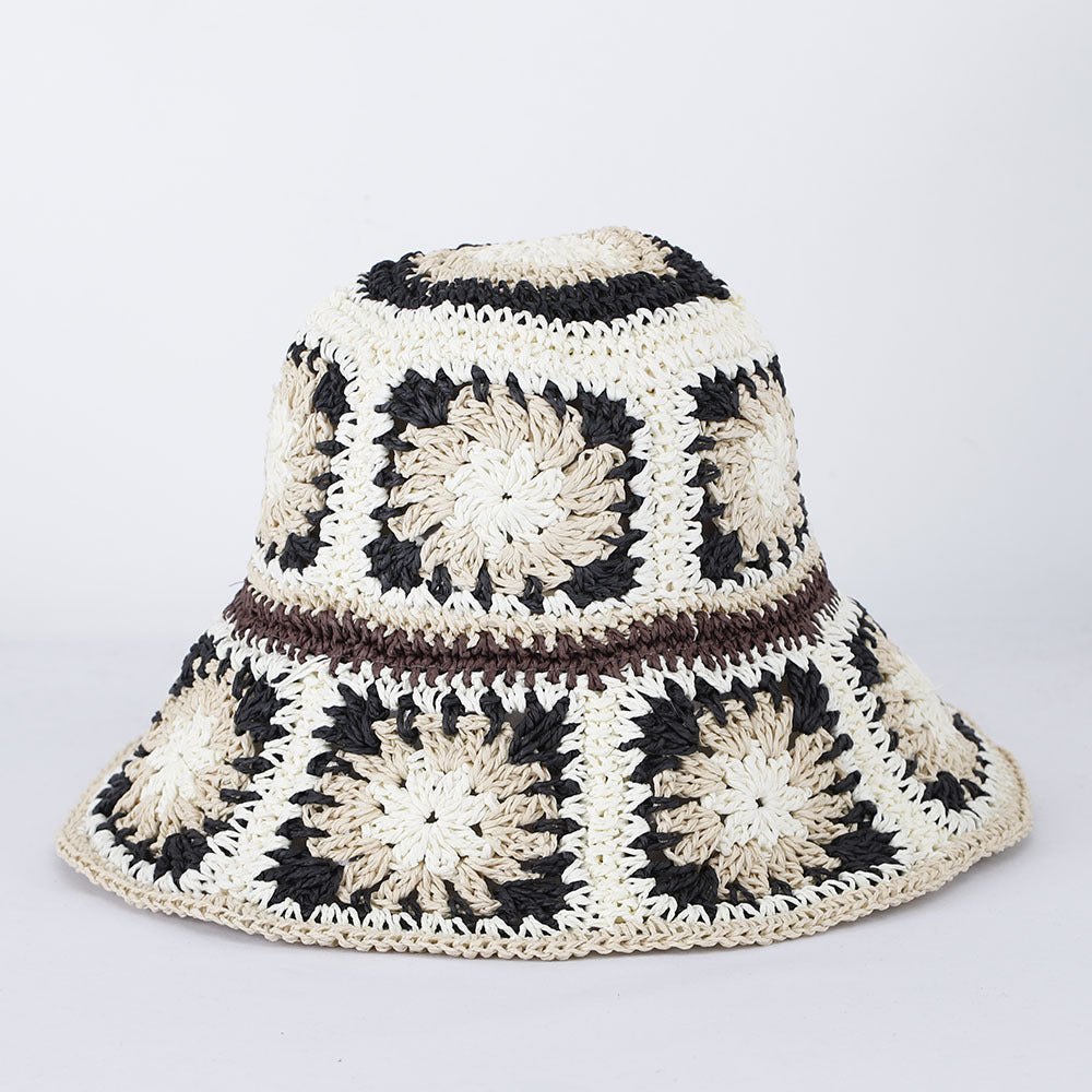 Foldable Bohemian Straw Sun Hat