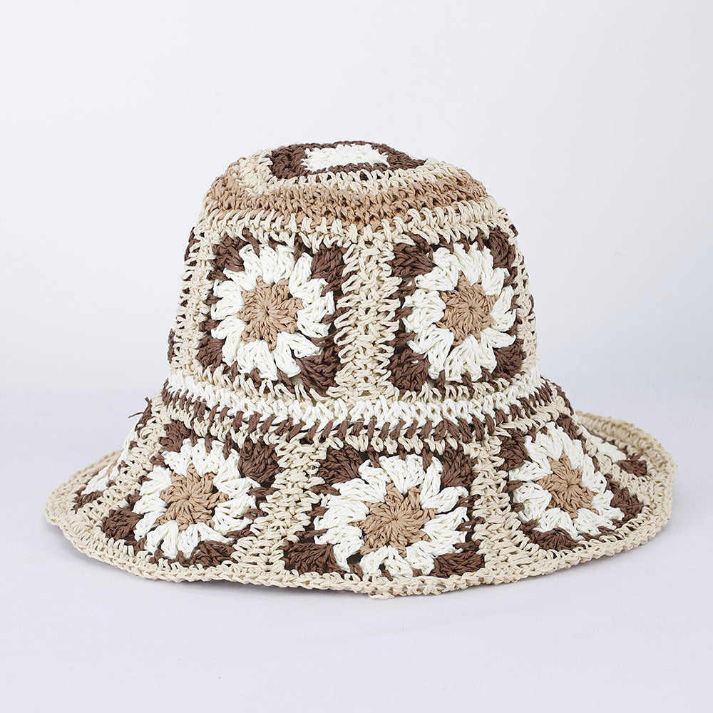 Foldable Bohemian Straw Sun Hat