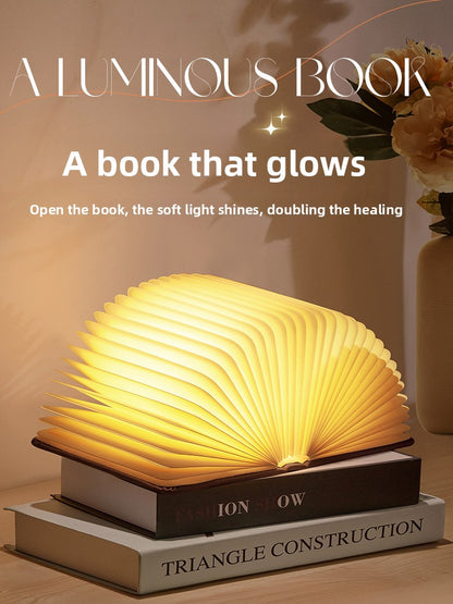 Foldable Book Shape LED Night Light