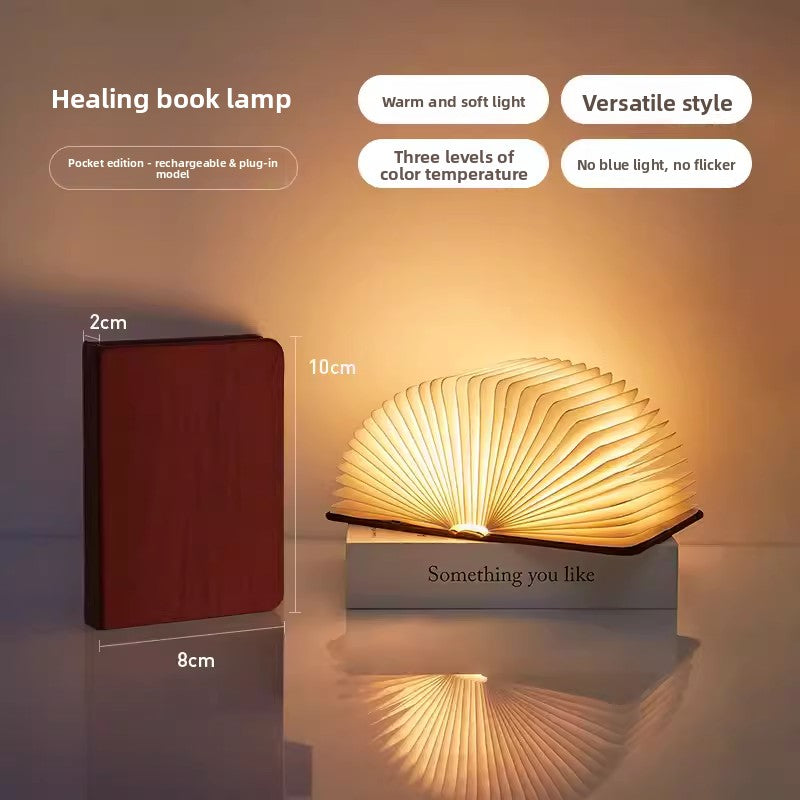 Foldable Book Shape LED Night Light