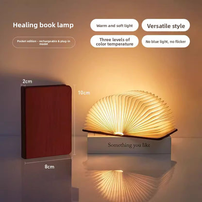 Foldable Book Shape LED Night Light