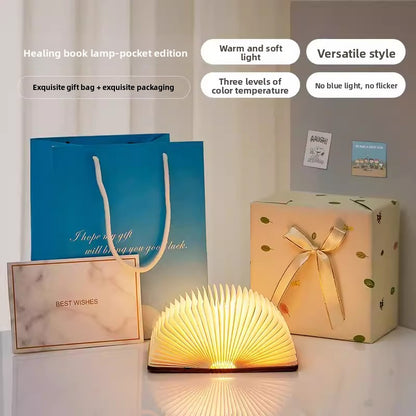 Foldable Book Shape LED Night Light