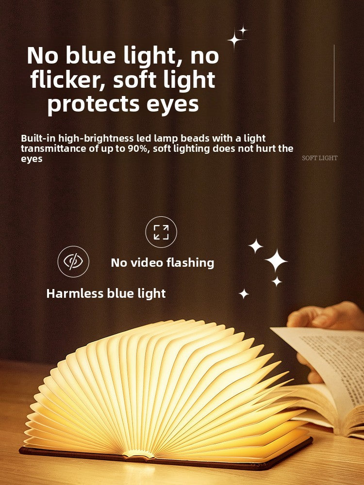 Foldable Book Shape LED Night Light