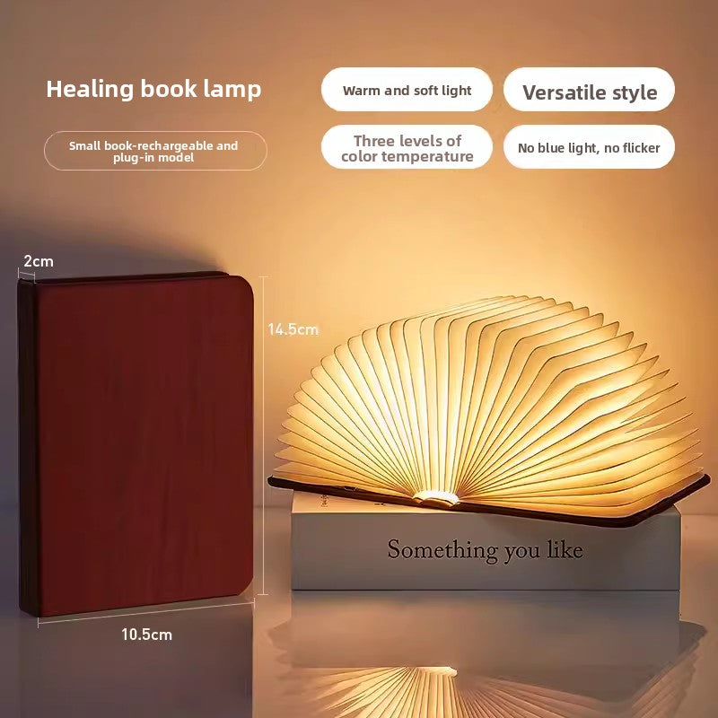 Foldable Book Shape LED Night Light