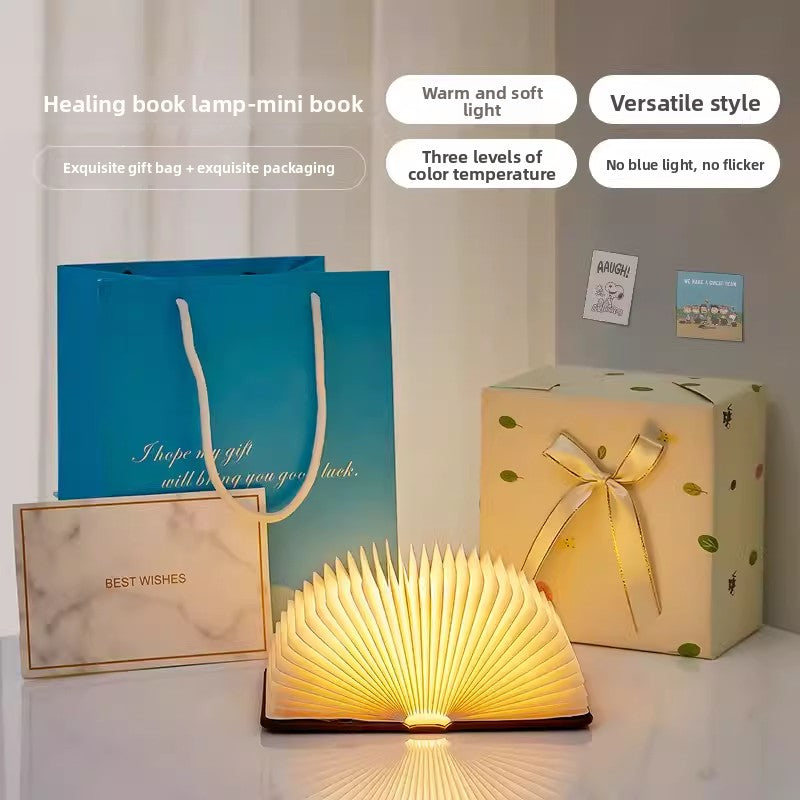 Foldable Book Shape LED Night Light