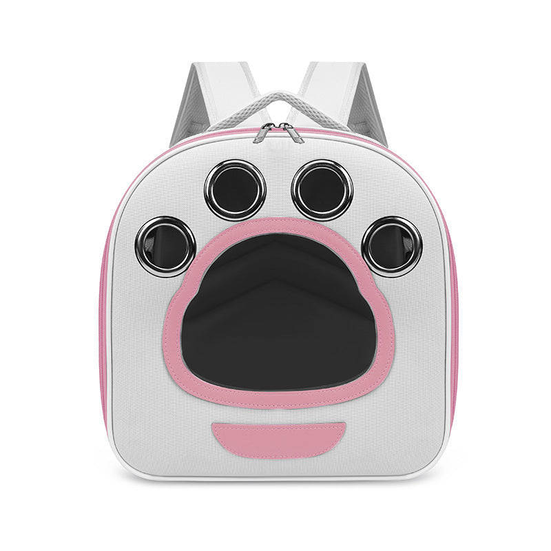 Foldable breathable cat carrier
