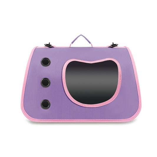 Foldable Breathable Pet Shoulder Carrier Bag