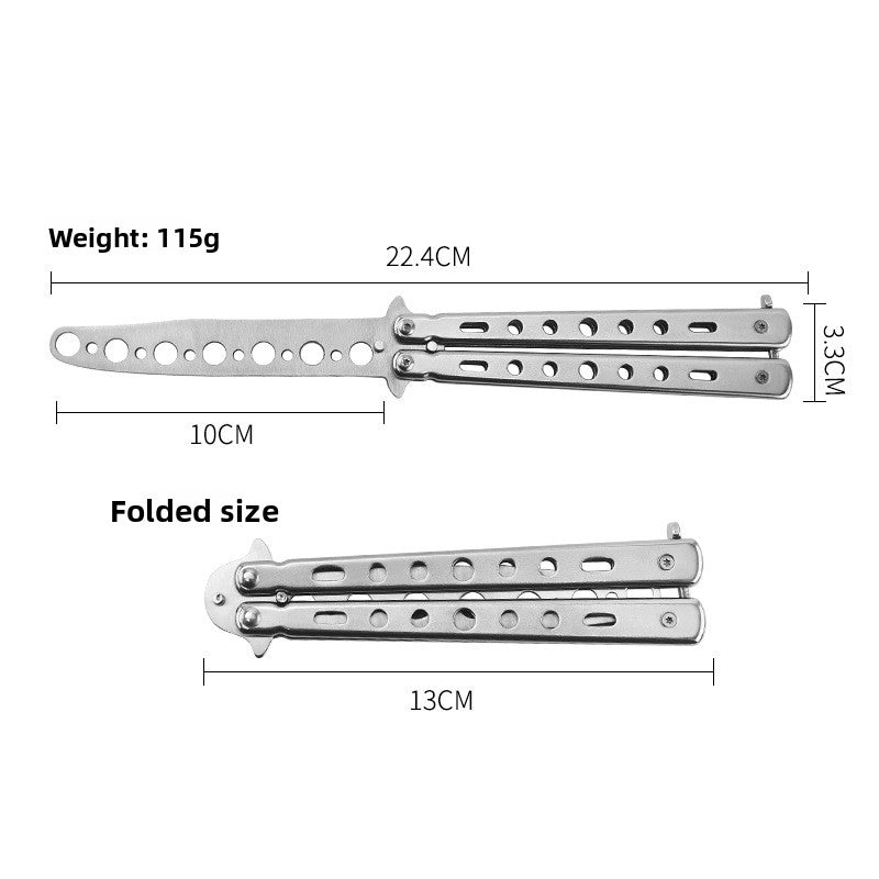 Foldable Butterfly Practice Training Knife