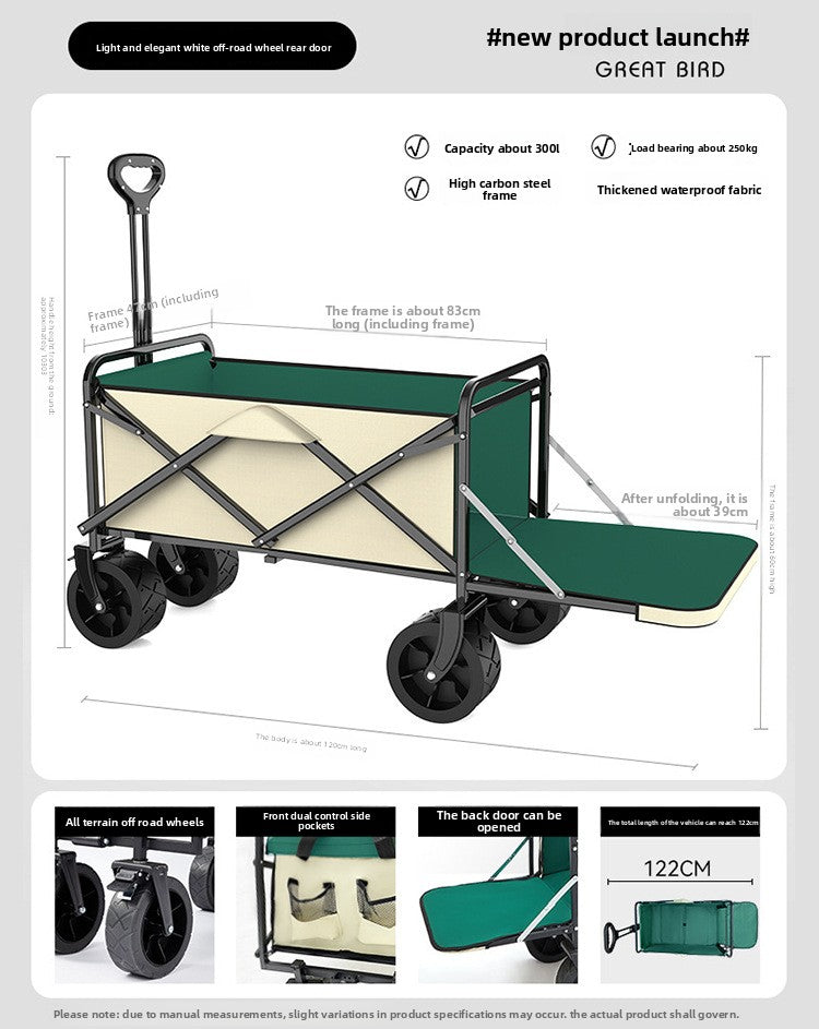 Foldable Camping Utility Cart