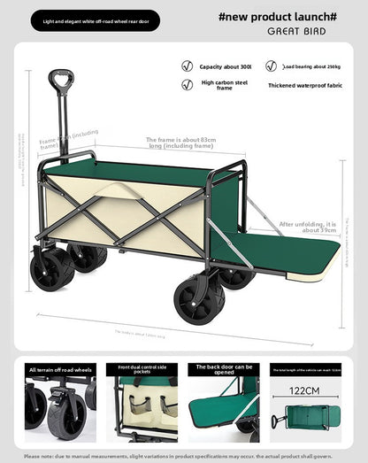 Foldable Camping Utility Cart