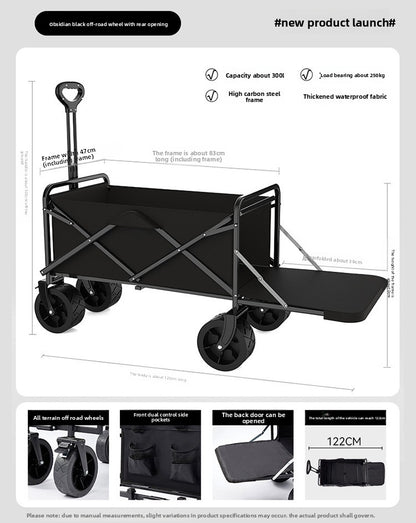 Foldable Camping Utility Cart