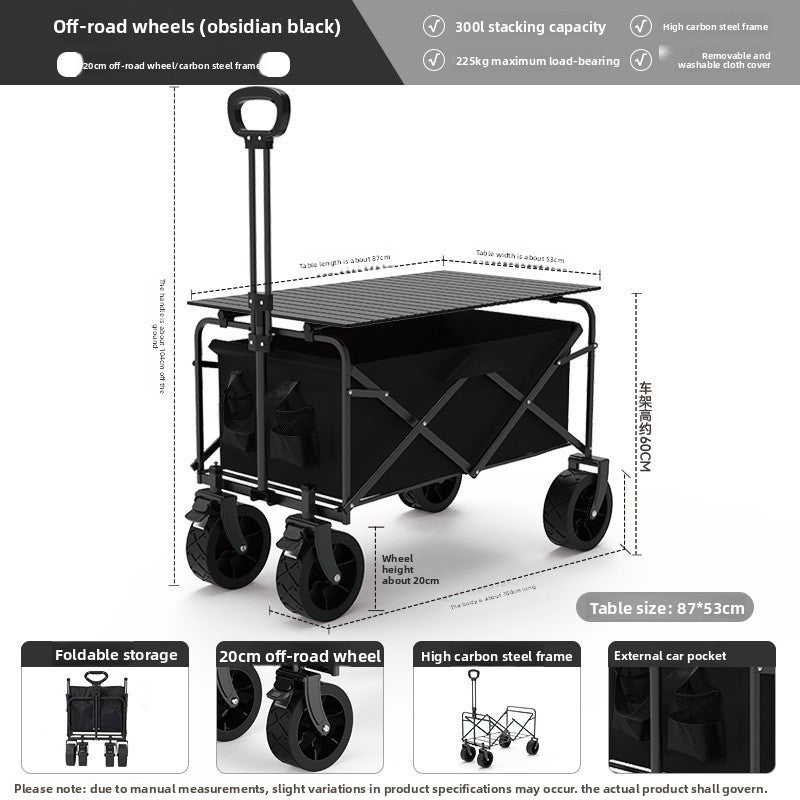 Foldable Camping Utility Cart