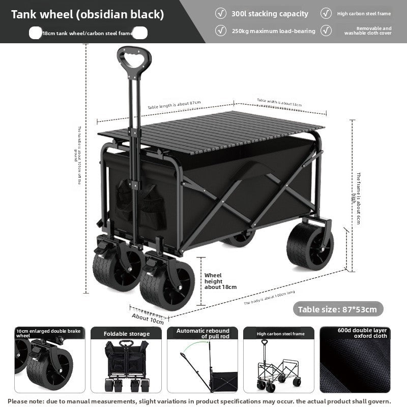 Foldable Camping Utility Cart