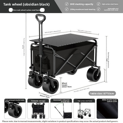 Foldable Camping Utility Cart