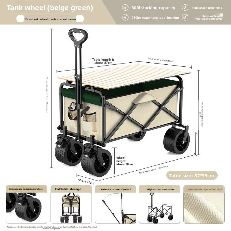Foldable Camping Utility Cart