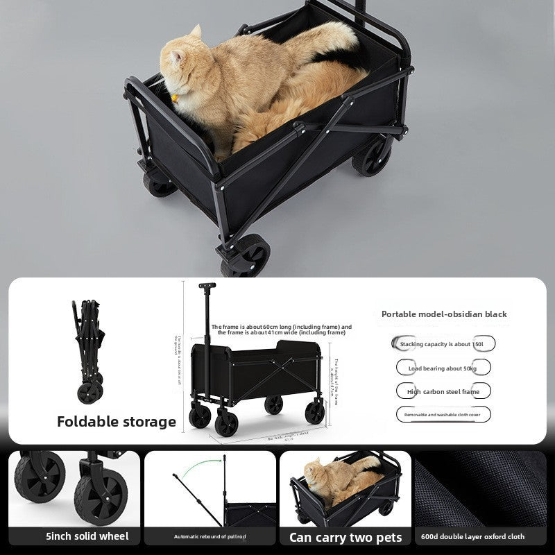 Foldable Camping Utility Cart