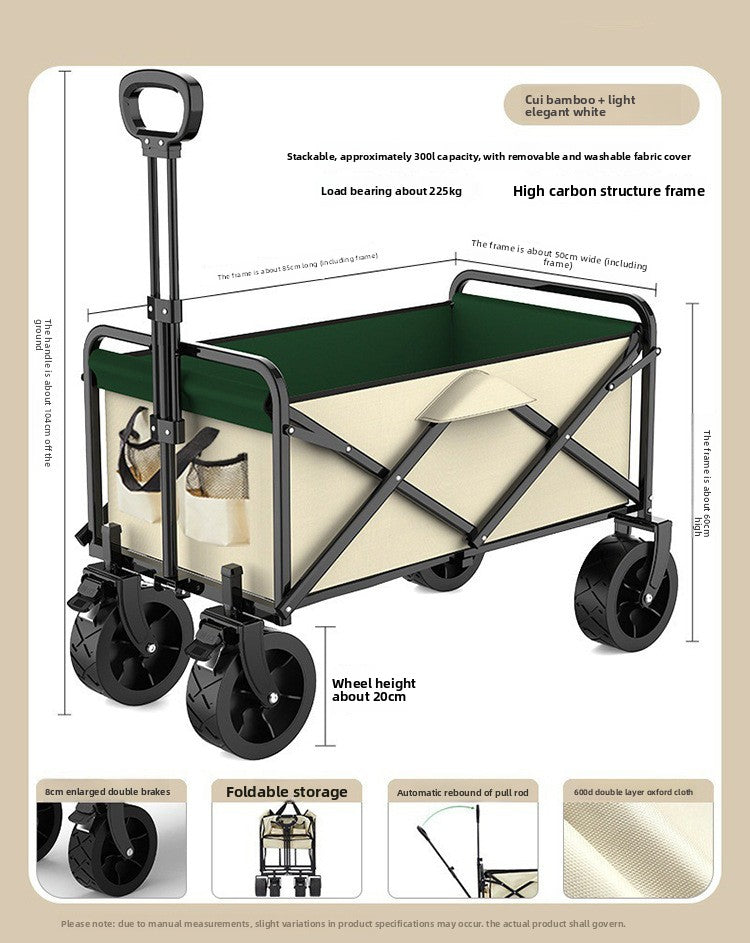 Foldable Camping Utility Cart