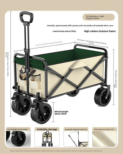 Foldable Camping Utility Cart
