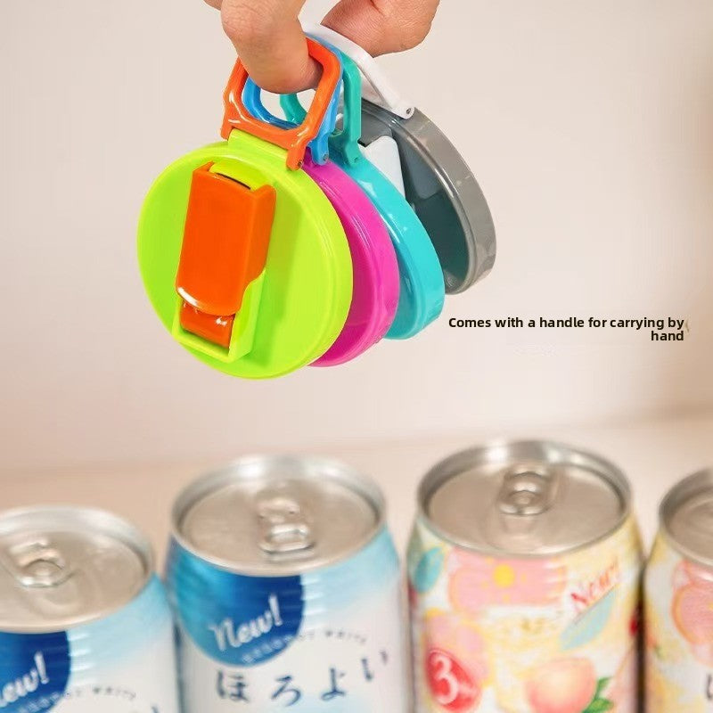 Foldable Can Lid with Built-in Straw for Spgle