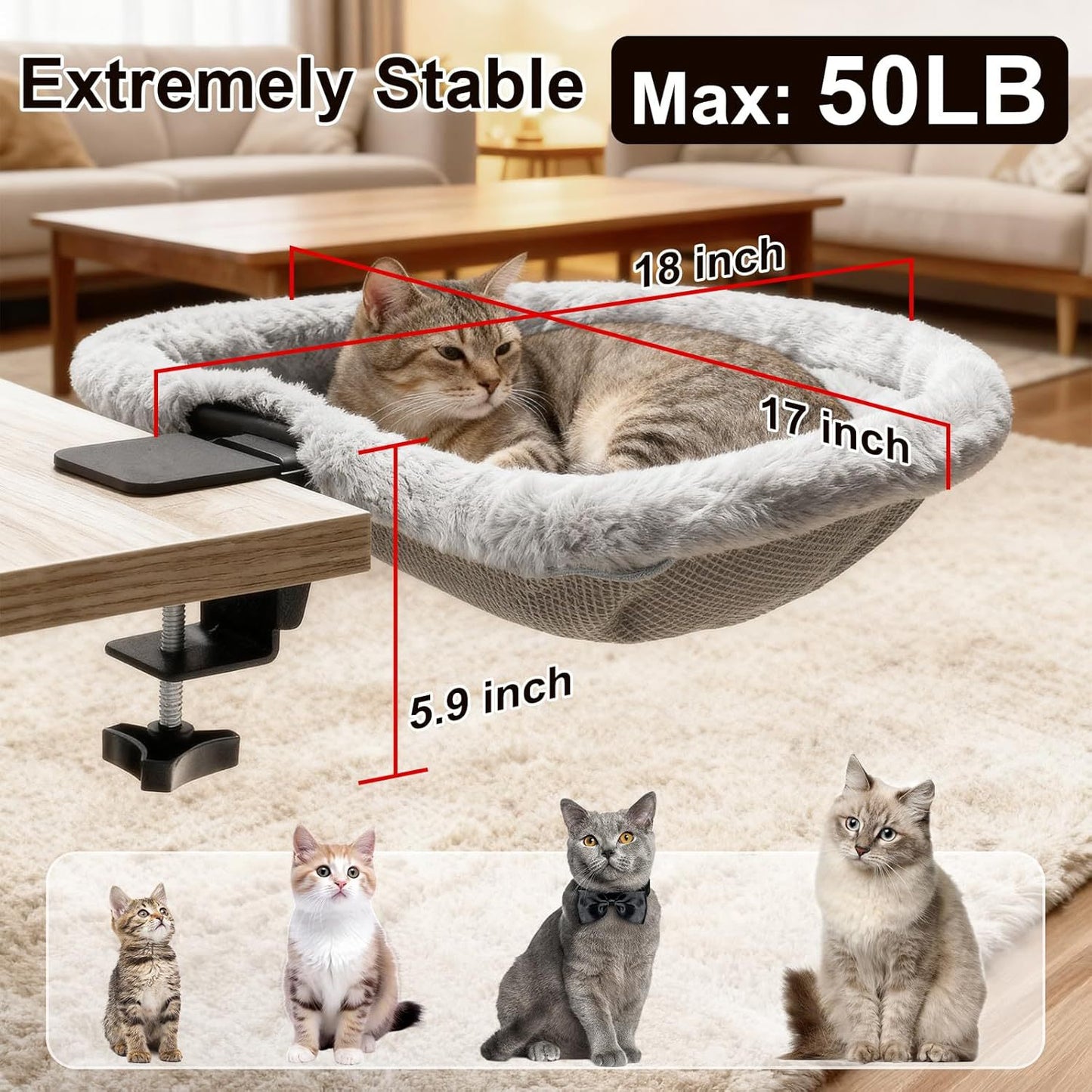 Foldable Cat Hammock