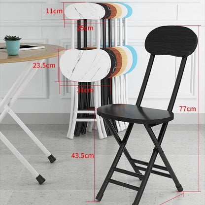 Foldable chair with backrest