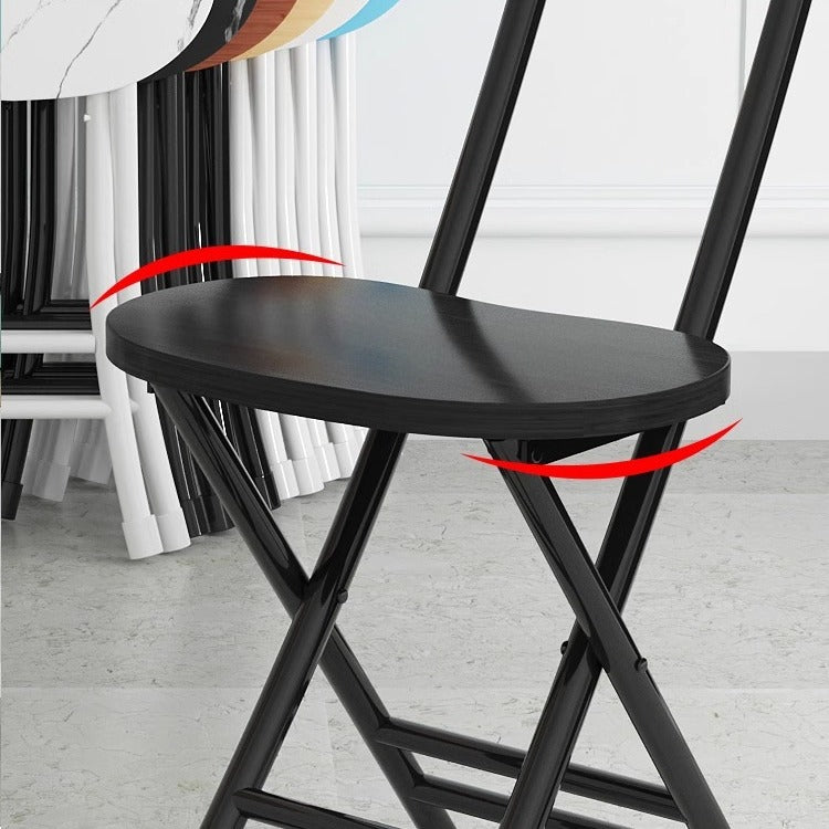 Foldable chair with backrest