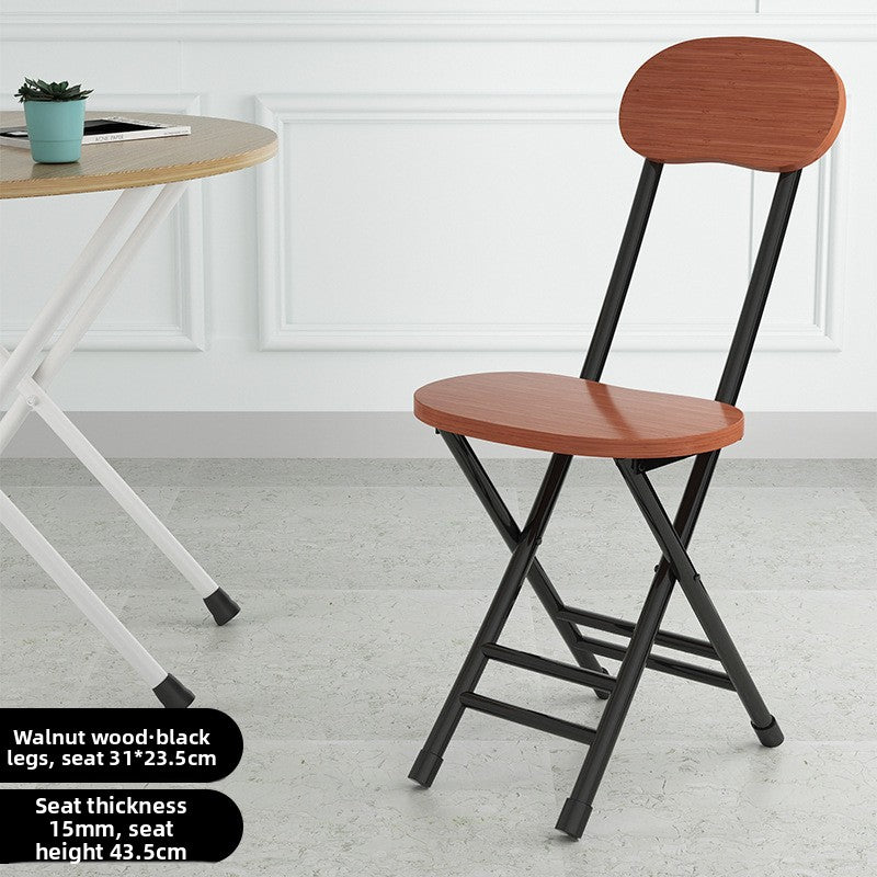 Foldable chair with backrest