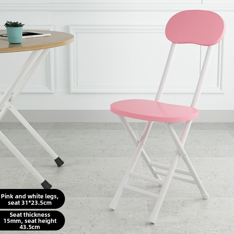Foldable chair with backrest