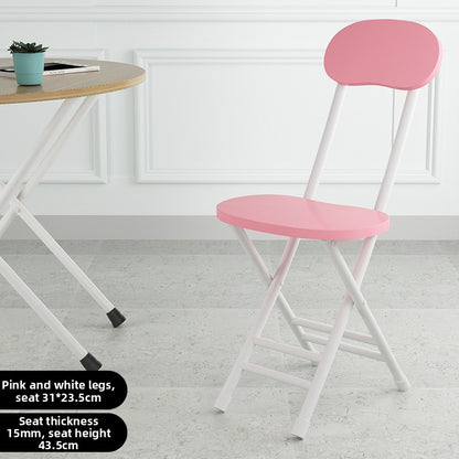 Foldable chair with backrest