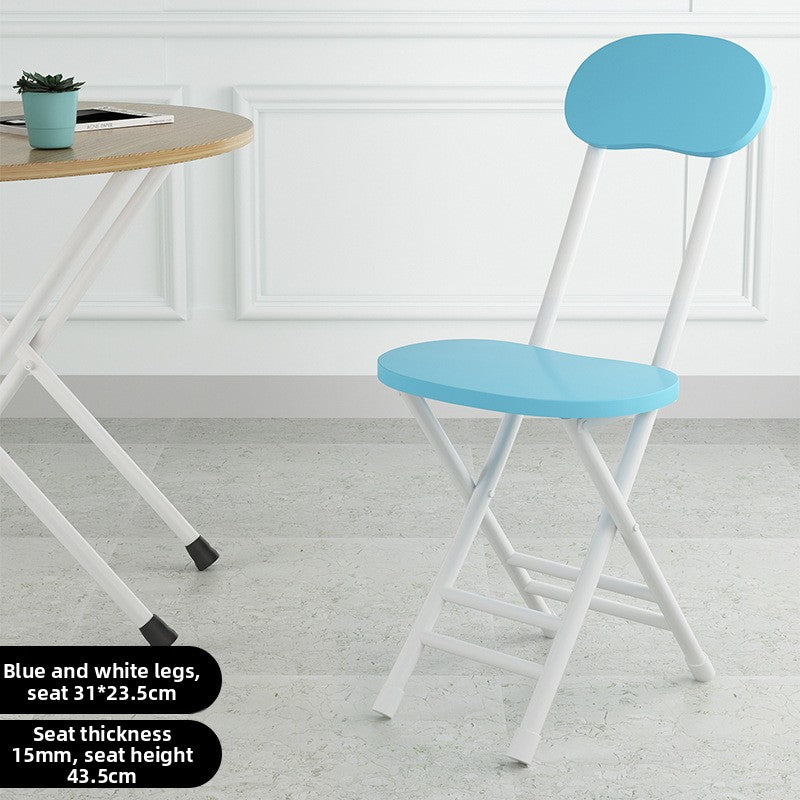 Foldable chair with backrest