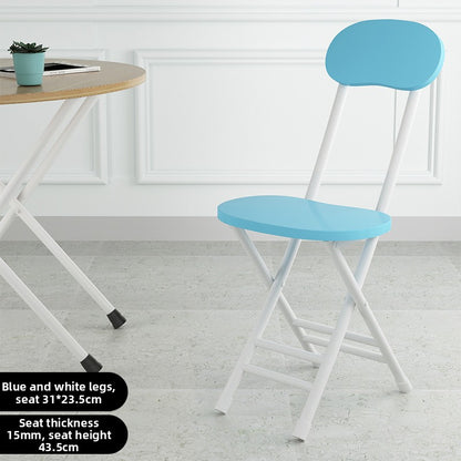 Foldable chair with backrest