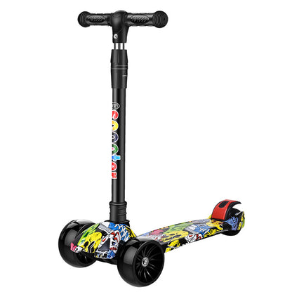 Foldable Children Scooter with Music Lights