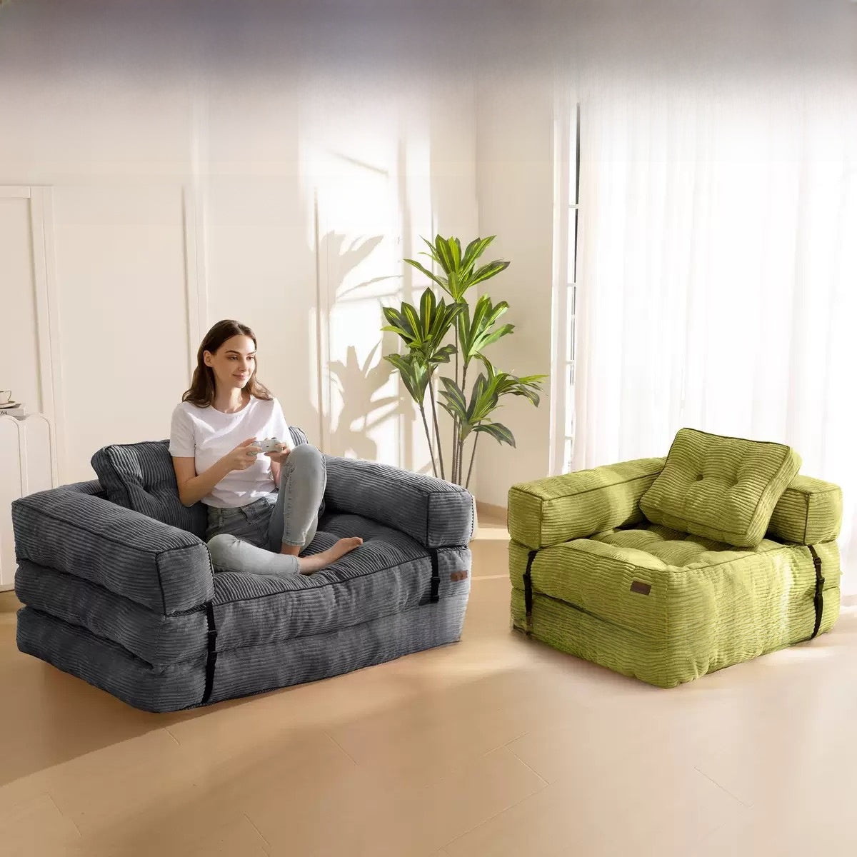 Foldable Compression Sofa Bed
