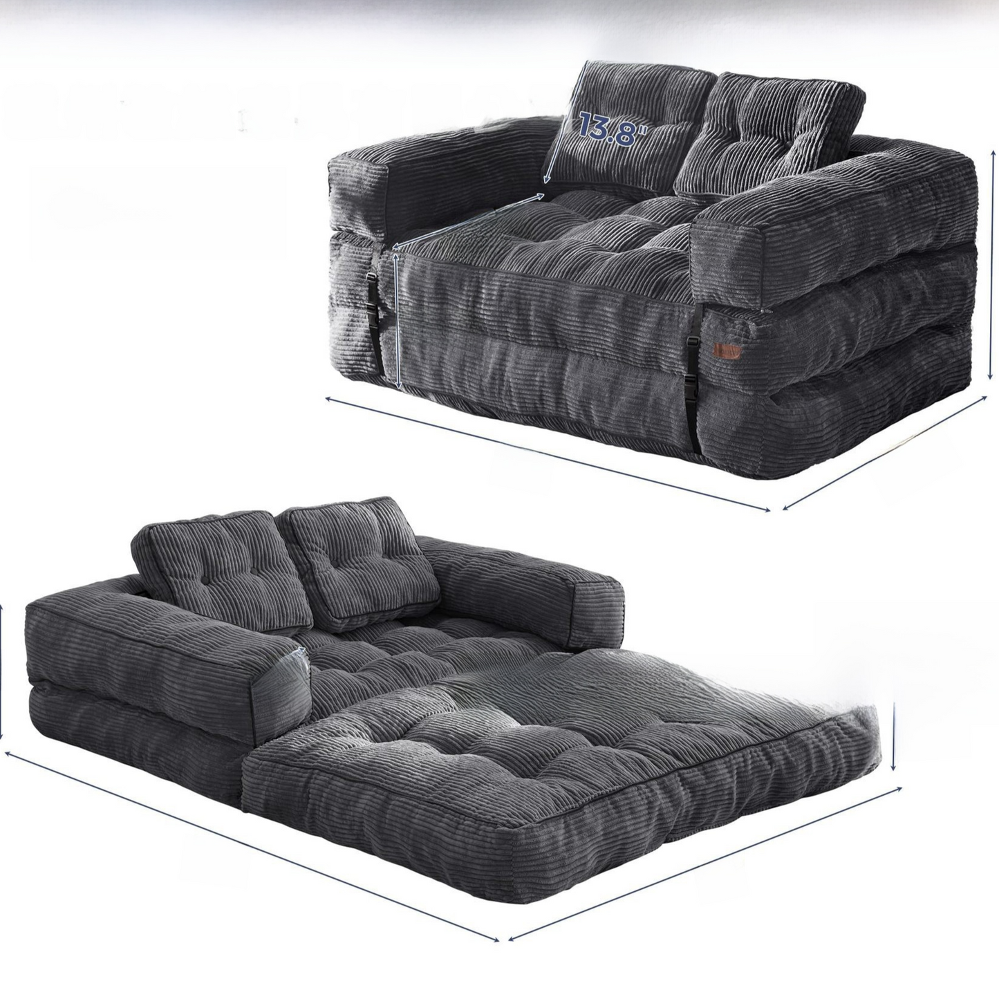 Foldable Compression Sofa Bed