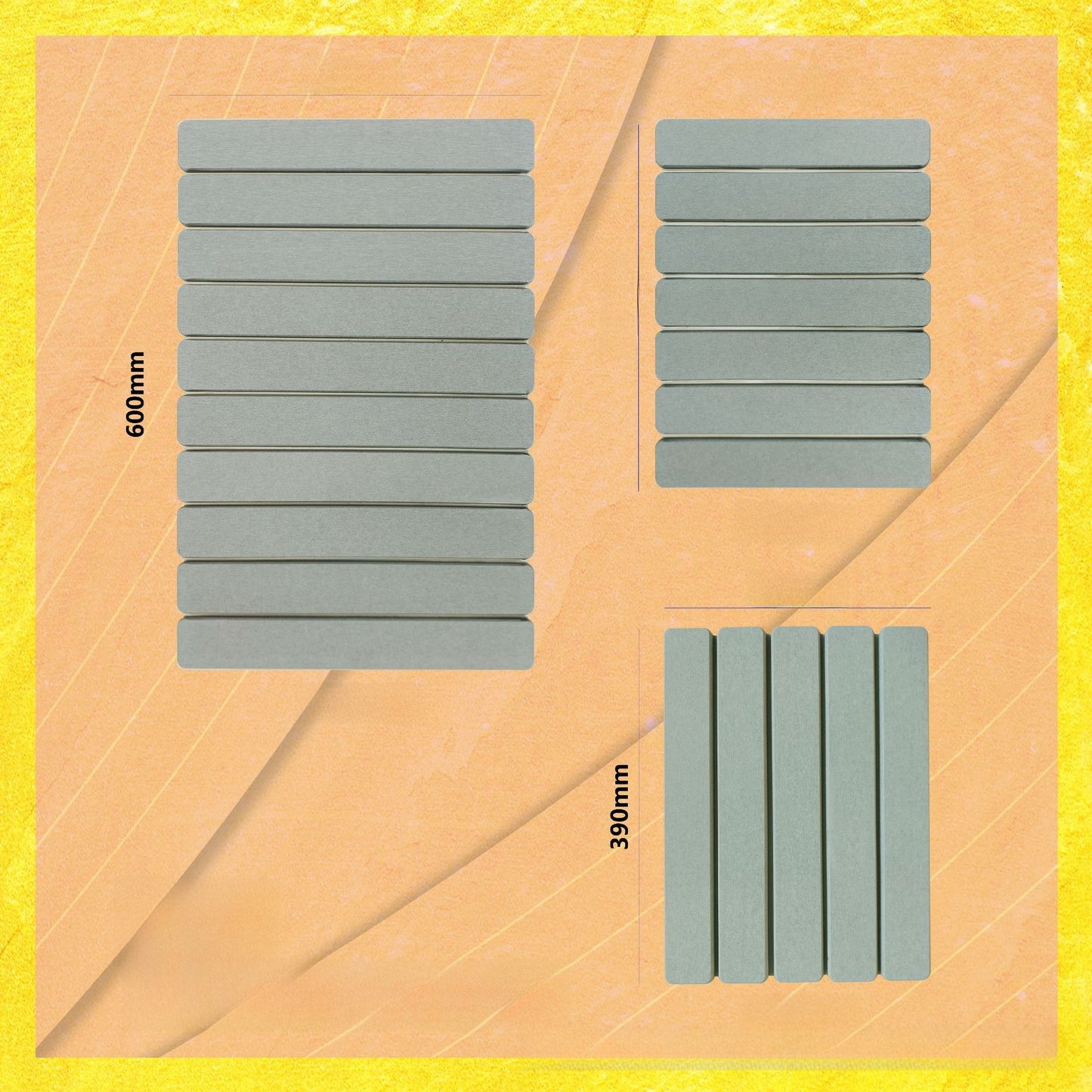 Foldable Diatomaceous Earth Bathroom Absorbent Mat