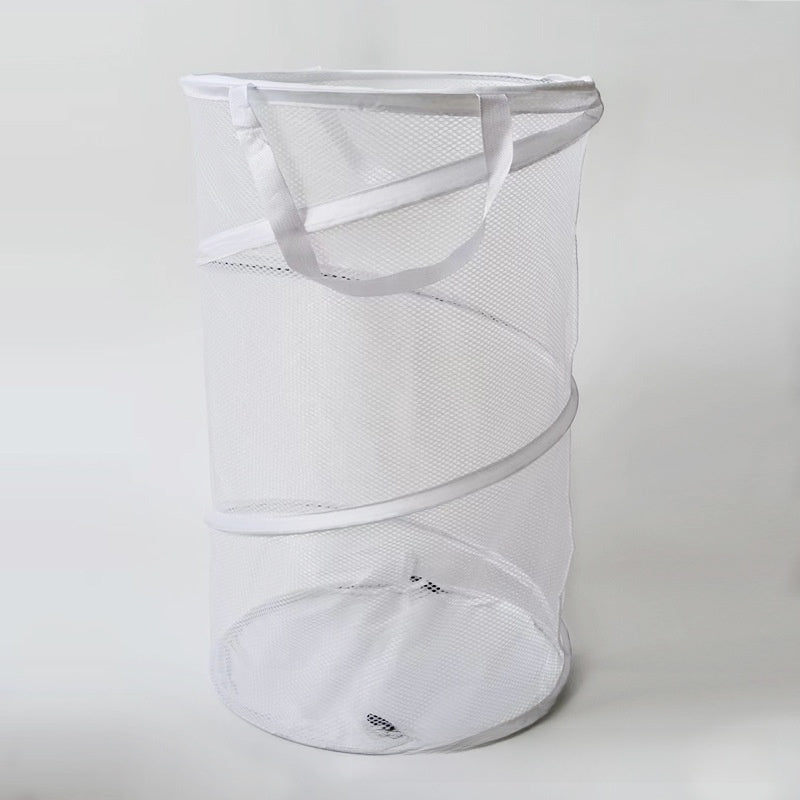 Foldable dirty laundry basket
