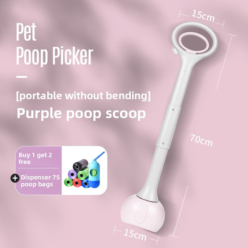 Foldable Dog Poop Scooper with Waste Bags