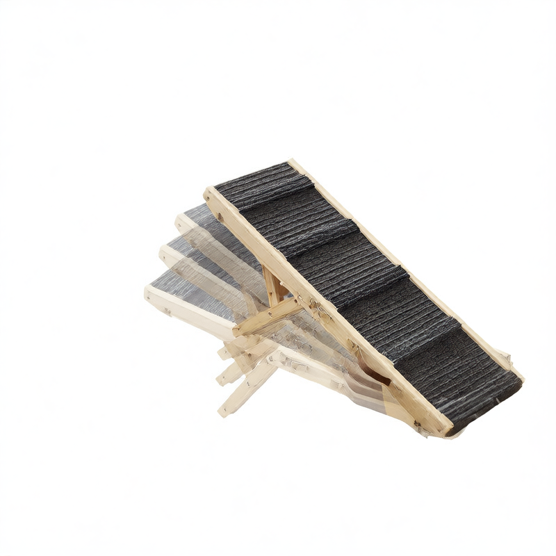 Foldable Dog Stairs Ramp with Anti-Slip Surface